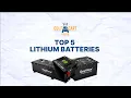 Top 5 Golf Cart Lithium Batteries