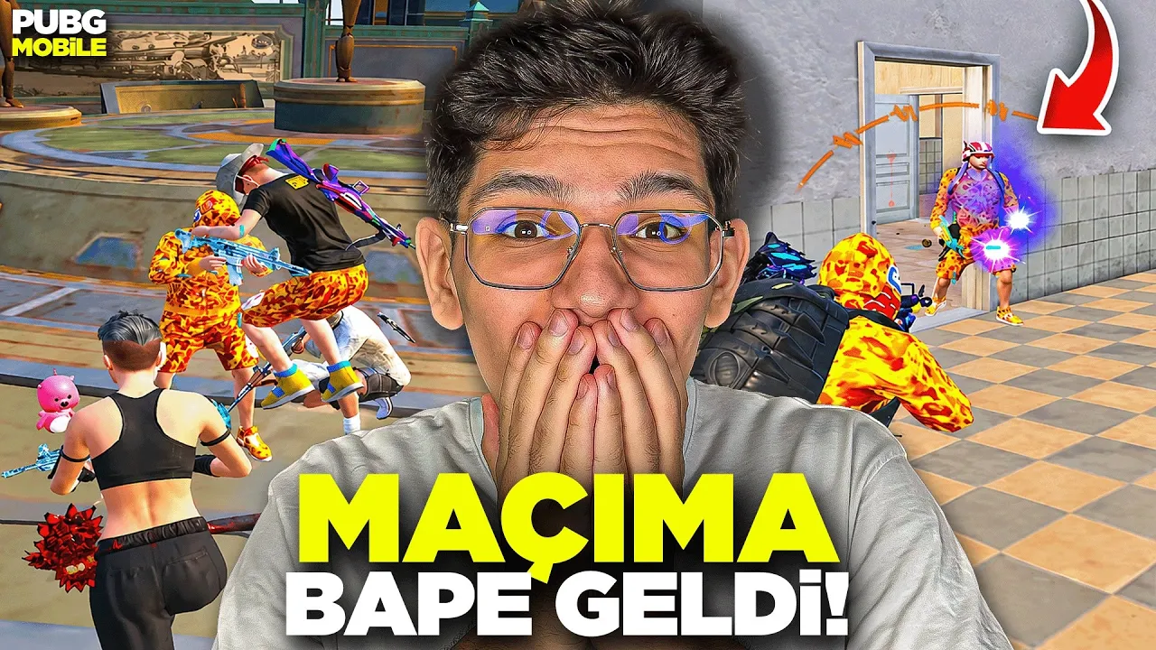 MAÇIMA SAĞLAM FULL BAPE EKİBİ GELDİ! KÜFÜR ETTİLER - PUBG MOBİLE