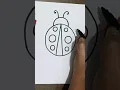 ladybug drawing how to draw ladybug