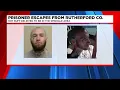 UPDATE Police catch escaped prisoner from Rutherford Correctional Center
