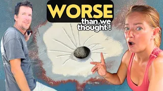 ⛵️SO DAMAGED! THRU HULL REPAIR DIY | Hallberg Rassy 352 | Tru Design