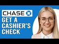 How To Get A Cashier s Check From Chase How To Order Chase Cashier s Check
