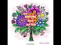 For the best mom ever Before and After Coloring Page