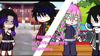 if shinobu and mitsuri swapped uniforms gacha club giyushino ignore the eyeson tn my au