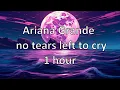Lagu Ariana Grande - no tears left to cry 1 hour