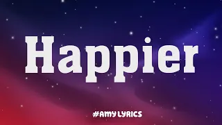 Download Olivia Rodrigo - happier (Lyric Video) | Conan Gray, Madison Beer,... MP3