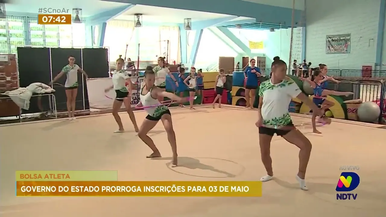 As inscrições para o 'bolsa-atleta' em SC terminam nesta quarta-feira