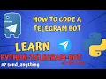 send - anything Learn PTB Python-Telegram-Bot How To Code A Telegram Bot TraxDinosaur