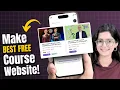 Create the BEST Free Online Educational Website 2025