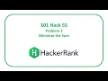 HackerRank 101 Hack 55 Problem 2 - Minimize the Sum