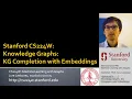 Stanford CS224W Machine Learning with Graphs 2021 Lecture 10 2 - Knowledge Graph Completion