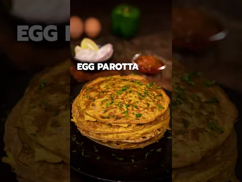 Perfect Flaky Egg Parotta Layers Every Time #eggrecipe #indianfood #shorts