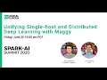 From Python to PySpark and Back Again Unifying Single host and Distributed Deep Learning with Maggy