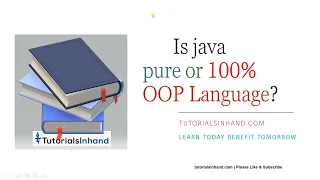 Is java purely oop or 100 oop Is java pure object oriented language explain