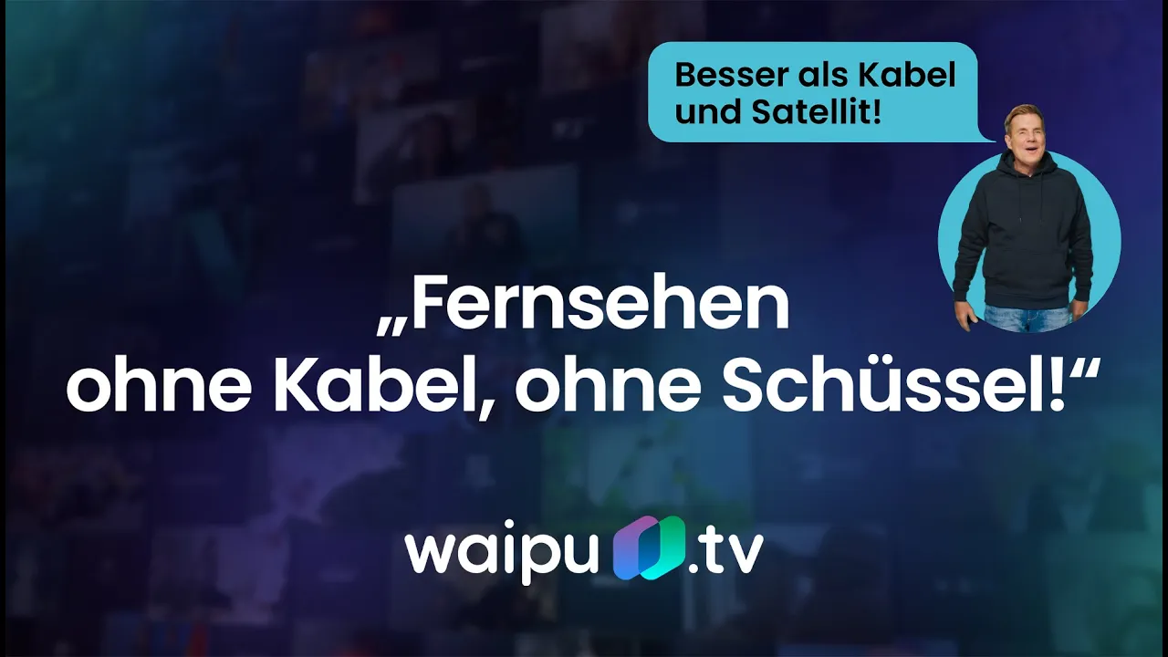waipu.tv — waipu.tv — Fernsehen wie noch nie (YouTube video ad)