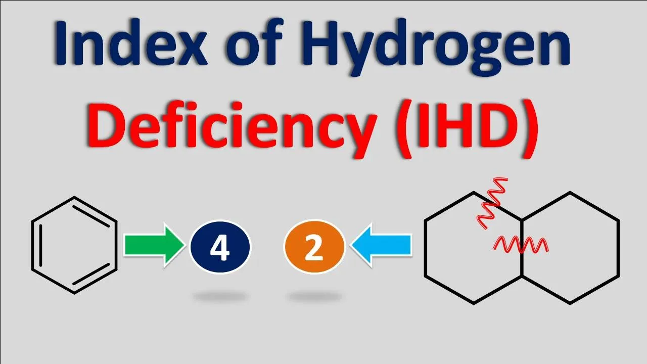 Index of Hydrogen Deficiency (IHD) || Degree of unsaturation