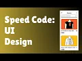 Speed Code Developing UI