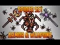Terraria - Spider Set with Armor and Weapons and Spider-Steve