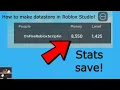 How to make a Datastore System in Roblox Studio Updated