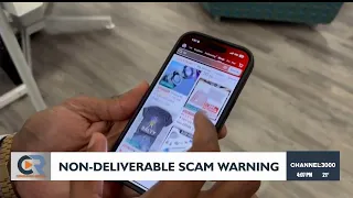 Consumer Report Non-deliverable scam warning