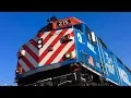 40 Minutes Of Metra Trains around Chicago F59PHIs and more