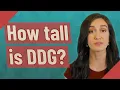How tall is DDG