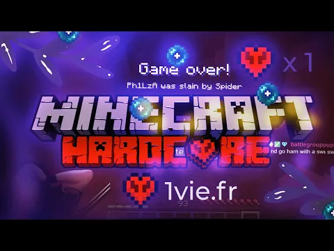 Minecraft server video for 1vie.fr | Anarchy Hardcore Deathban