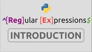 RegEx in Python Part-1 Introduction