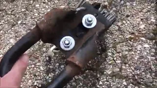 OldGuyDIY 30 Hand Crank Winch DIY ATV Boat 1400 Lb W Ford Truck Tow Hook 2 Bolts Portable Manual 