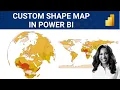CUSTOM SHAPE MAP IN POWER BI Power BI Tutorial for Beginners