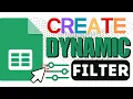 Create a Dynamic Filter in Google Sheets MONTH Function