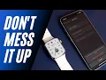 How To UNPAIR Your APPLE WATCH Before Selling It