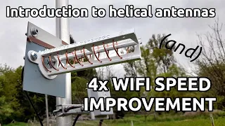 Building a 2 4 GHz WiFi helical antenna