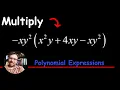 How to Multiply a Polynomial with Two Variables - DISTRIBUTE
