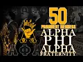 50 Prominent Members of Alpha Phi Alpha Fraternity Inc