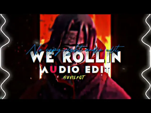 Download MP3 We Rollin - shubh [edit audio] || No copy right Audio edit we rollin ||