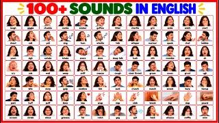 Learn 100+ Sounds 🤔 | List of sounds you make in English | Human sounds | Improve your vocabulary