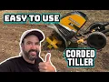 I Tried a Small Corded Tiller - Yardworks 10 Amp 11 Tiller