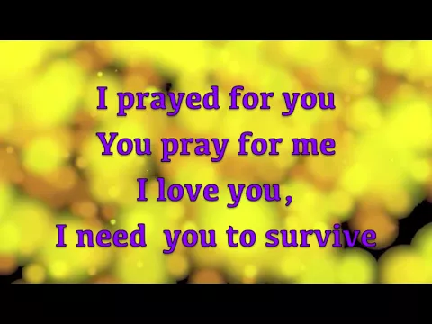 Download MP3 Hezekiah Walker   I Need You to Survive