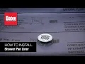How to Install a Shower Pan Liner