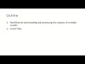 ESM02 5 CMIP6 data download using python for a multi-model ensemble