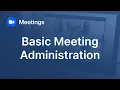 How to Manage Zoom Meetings as an Administrator