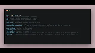 Understanding Javascript Proxy Object and Some Possible Use Cases