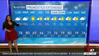 El tiempo en NY para el 29 de septiembre
