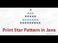 Star Pattern in Java - 5