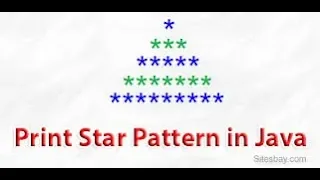 Star Pattern in Java - 5