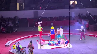 Osman shrine circus 2025 Clown boxing
