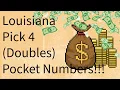 Louisiana Pick 4 Doubles Pocket Numbers