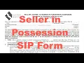 How to Complete a Seller in Possession Form CAR Form SIP