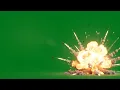 Realistic Explosion VFX Green Screen Footage with Sound Effect